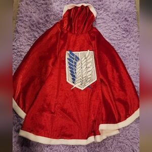 Red AOT Christmas Cape Scout Regiment - Attack On Titan